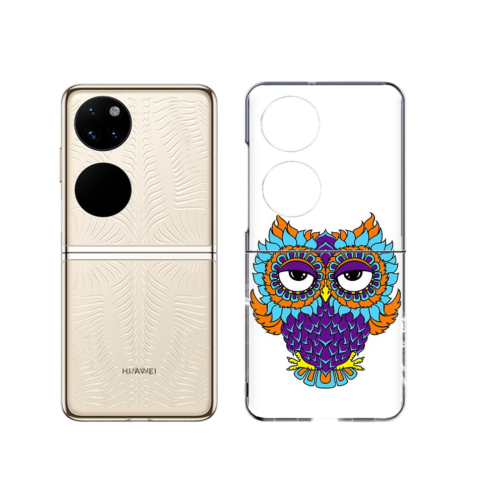 

Чехол MyPads Tocco для Huawei P50 Цветная сова (PT225999.71.198), Прозрачный, Tocco