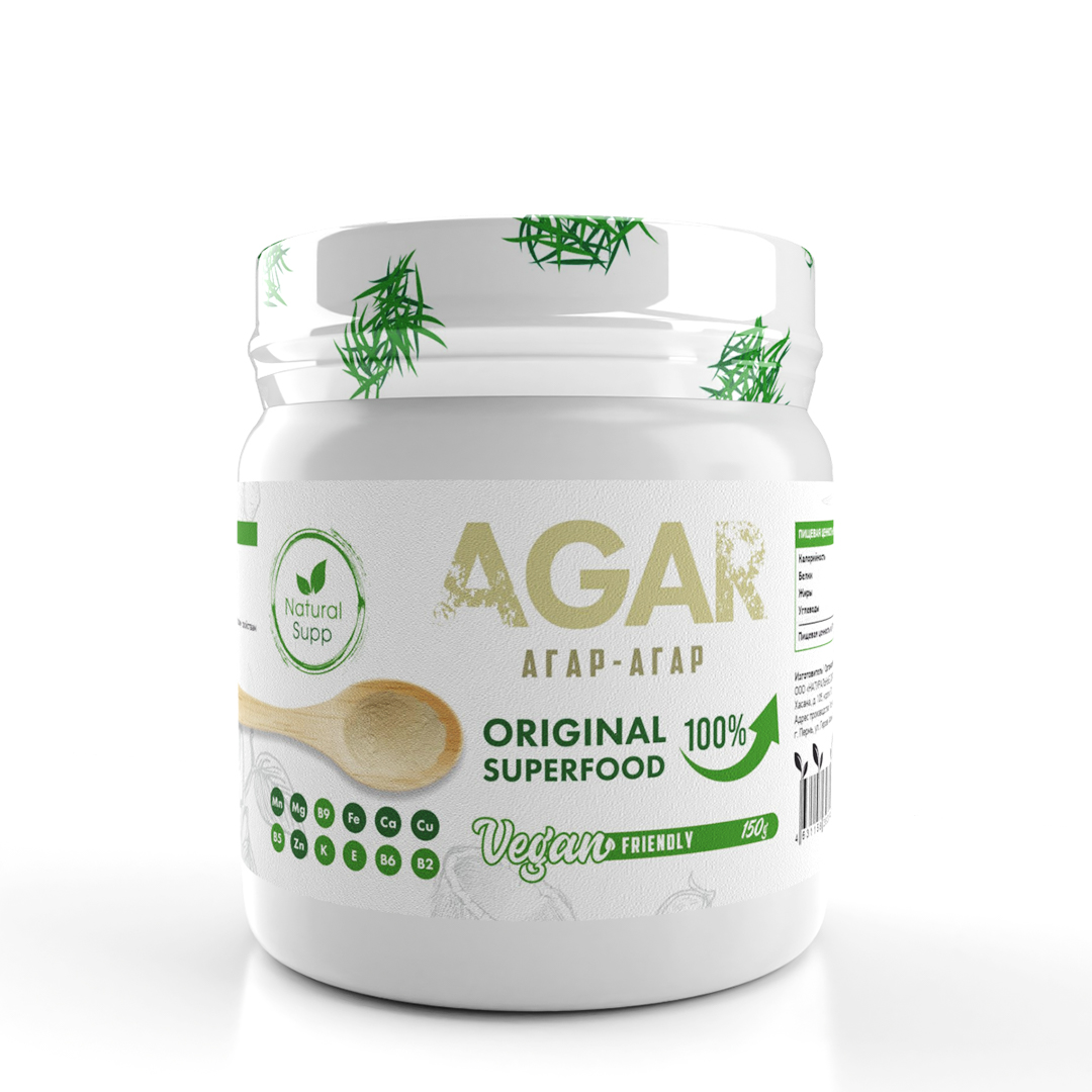 

Агар-агар натуральный загуститель NATURALSUPP (150г)