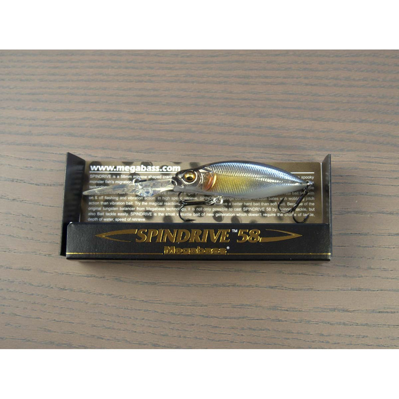 

Воблер Megabass Spin Drive 58F 5,8см 8,9гр HT Tidal Secret, Spin Drive