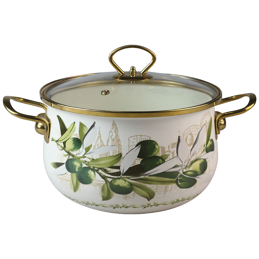 

Кастрюля с крышкой ZEIDAN Z-80122 5,7 л Olives