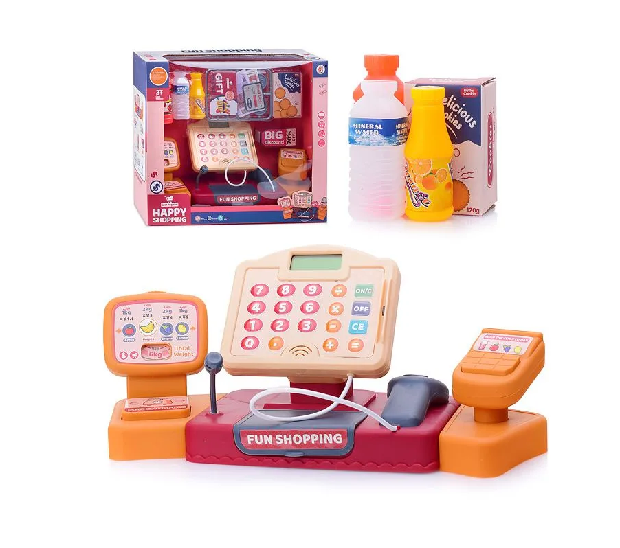 

Игровой набор 8288A-3 "Касса" в коробке, Оранжевый;красный