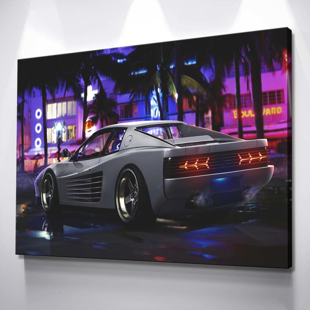 

Картина Red Panda Ferrari Testarossa40х60