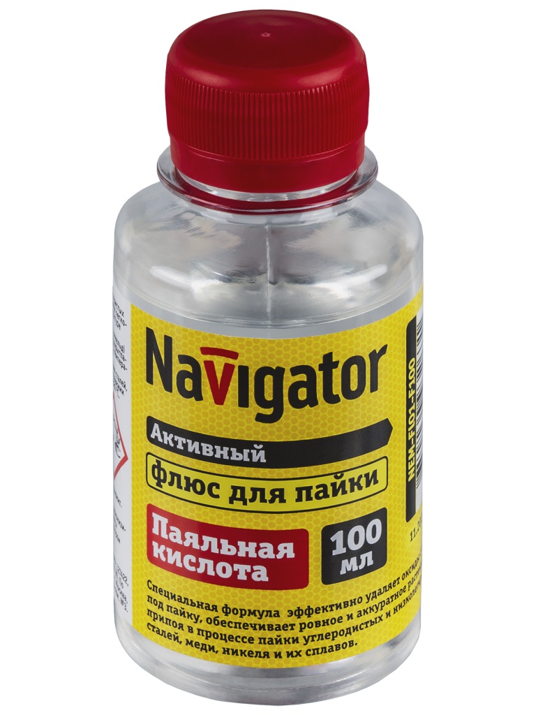 

Флюс паяльный Navigator NEM-Fl01-F100 100ml 93 263, NEM-Fl01-F100