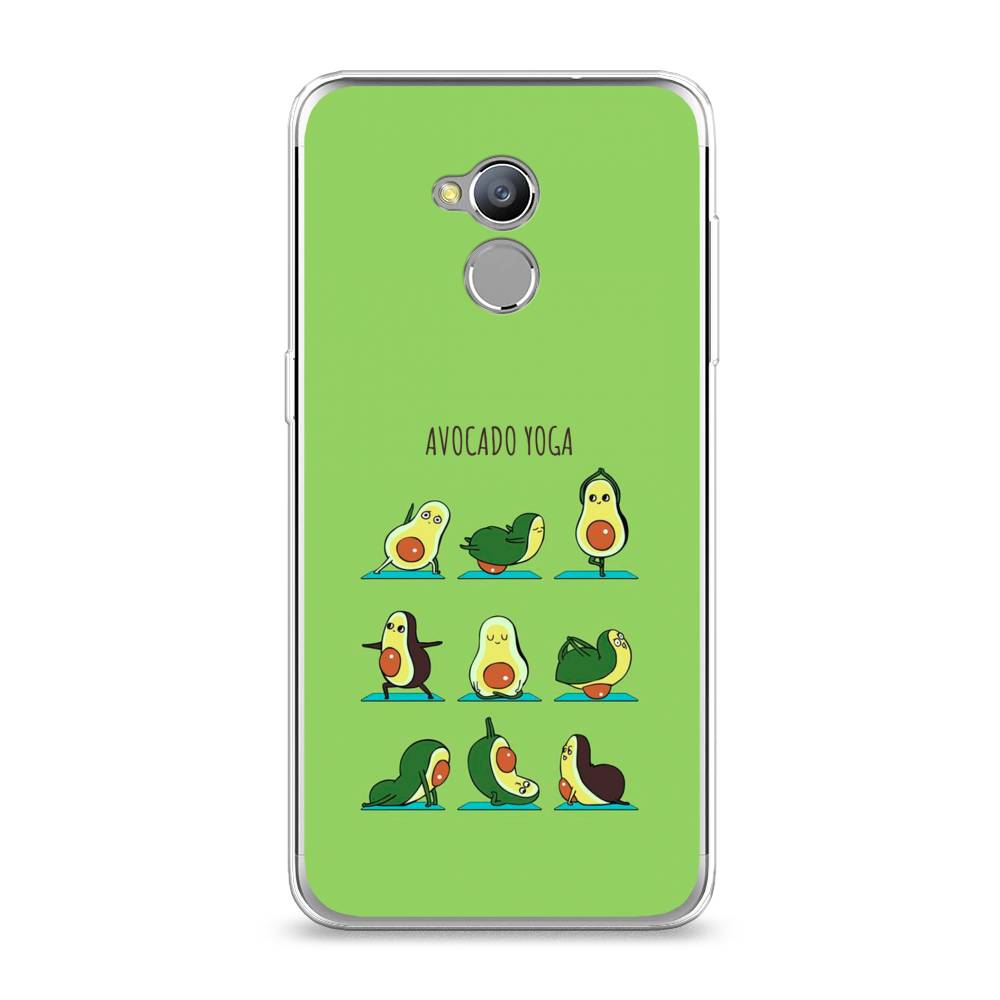 

Чехол Awog на ZTE Blade V7 Lite / ЗТЕ Блэйд V7 Lite "Авокадо йога", 130450-10