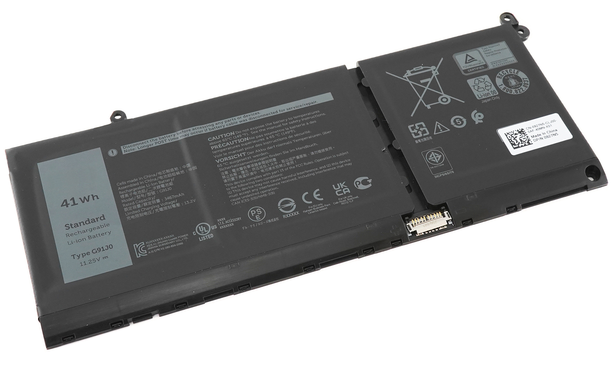 Аккумулятор G91J0 для Dell Inspiron 3510 3511 3515 5310 5410 Latitude 3320 3420