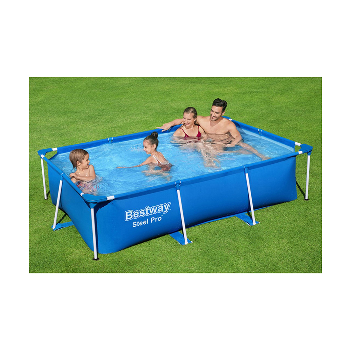 

БАССЕЙН КАРКАСНЫЙ "STEEL PRO" 259 Х 170 Х 61 СМ, 2300 Л (1) "BESTWAY" 56403