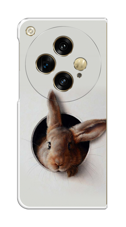 

Чехол на Oppo Find N3 "Любопытный кролик", Серый;коричневый, 2515550-1