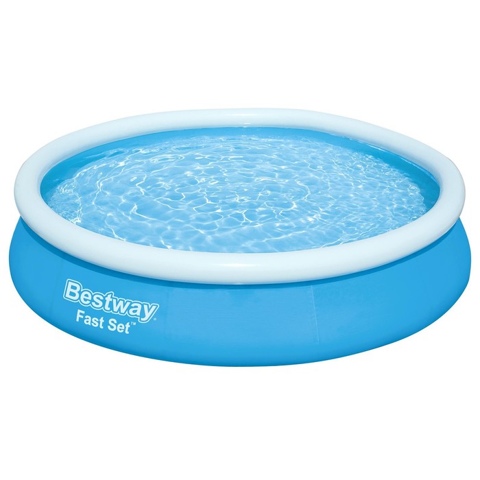 Бассейн Bestway надувной круглый 366х76 см, фильтрующий насос (220-240В), 57274