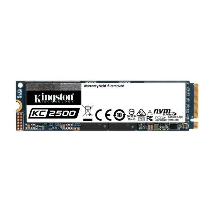 SSD накопитель Kingston KC2500 M.2 2280 2 ТБ (SKC2500M8/2000G)