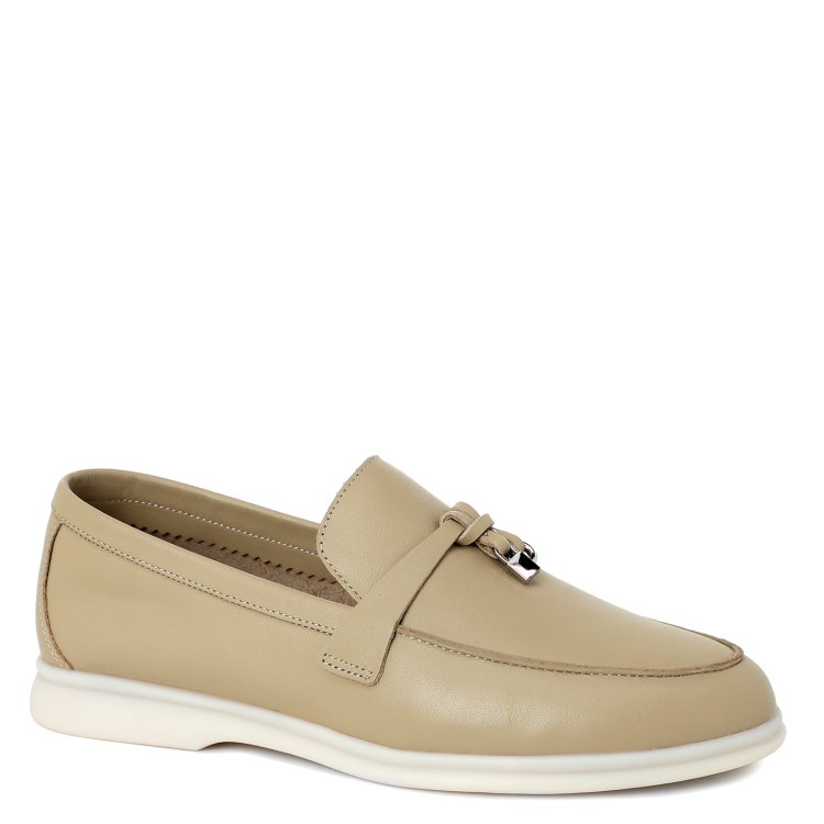 

Лоферы женские Tendance 432055-13A-W-G бежевые 37 EU, 432055-13A-W-G