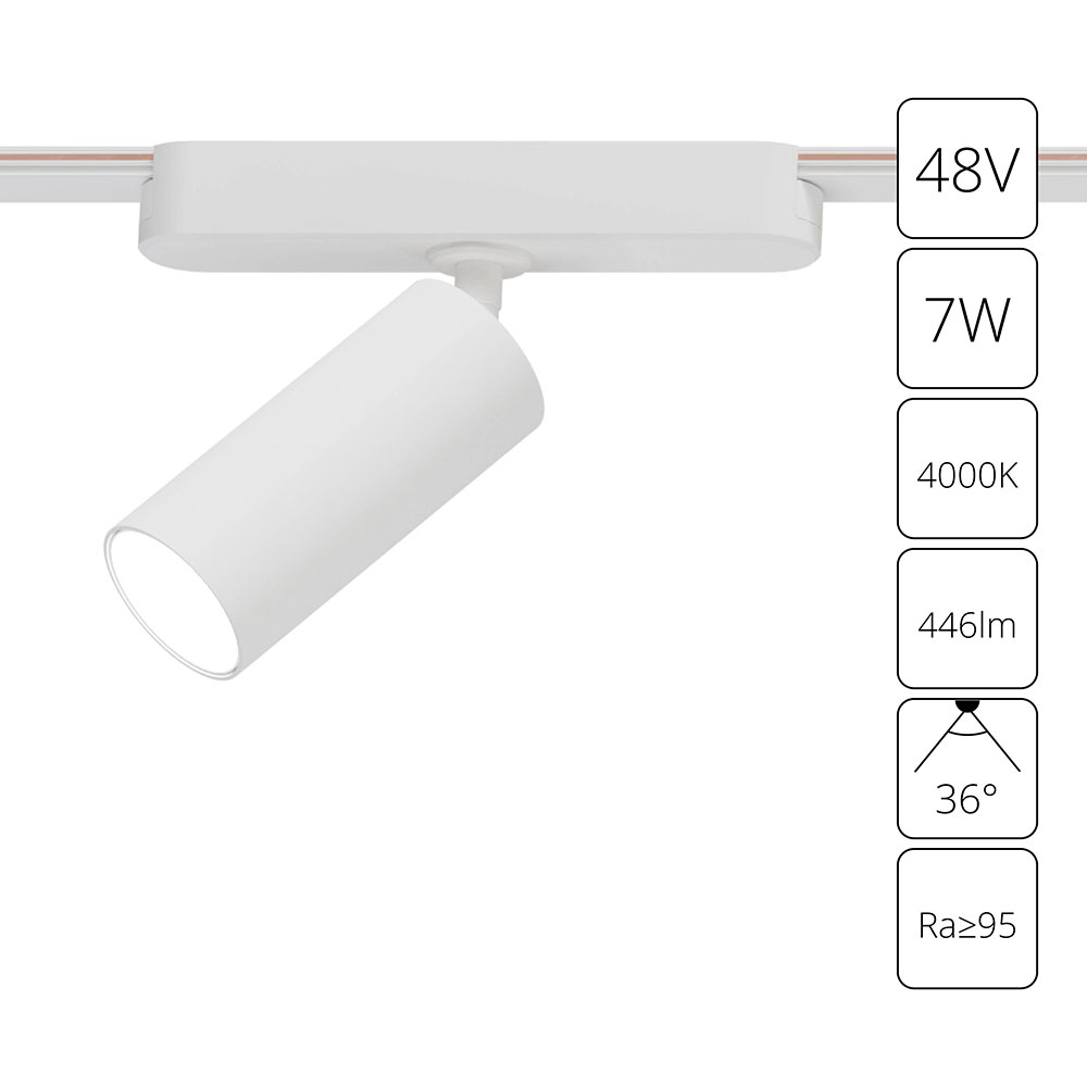 

Магнитный трековый светильник Arte Lamp A1158PL A6156PL-1WH, A1158PL