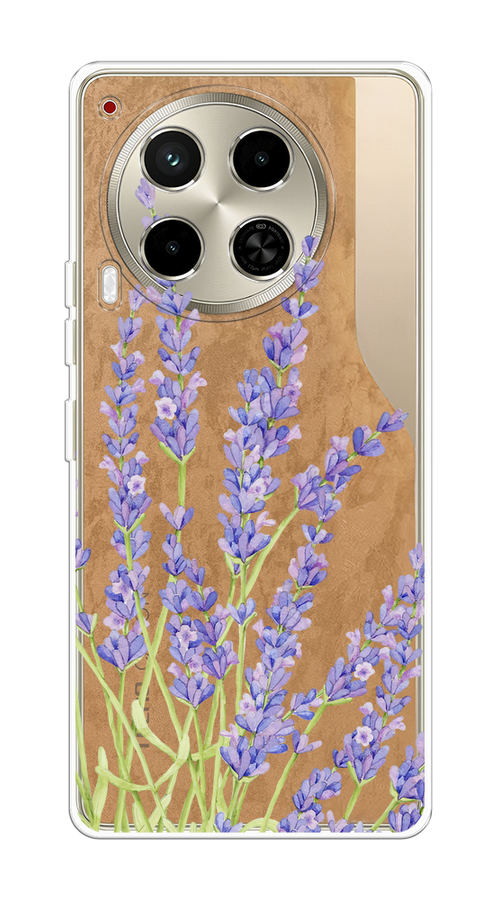 

Чехол на Tecno Camon 30 4G "Лавандовые стебли", Фиолетовый;зеленый, 305650-1