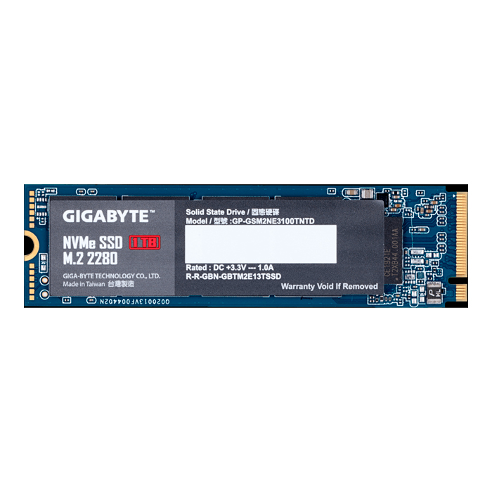 

SSD диск GIGABYTE 1ТБ (GP-GSM2NE3100TNTD)