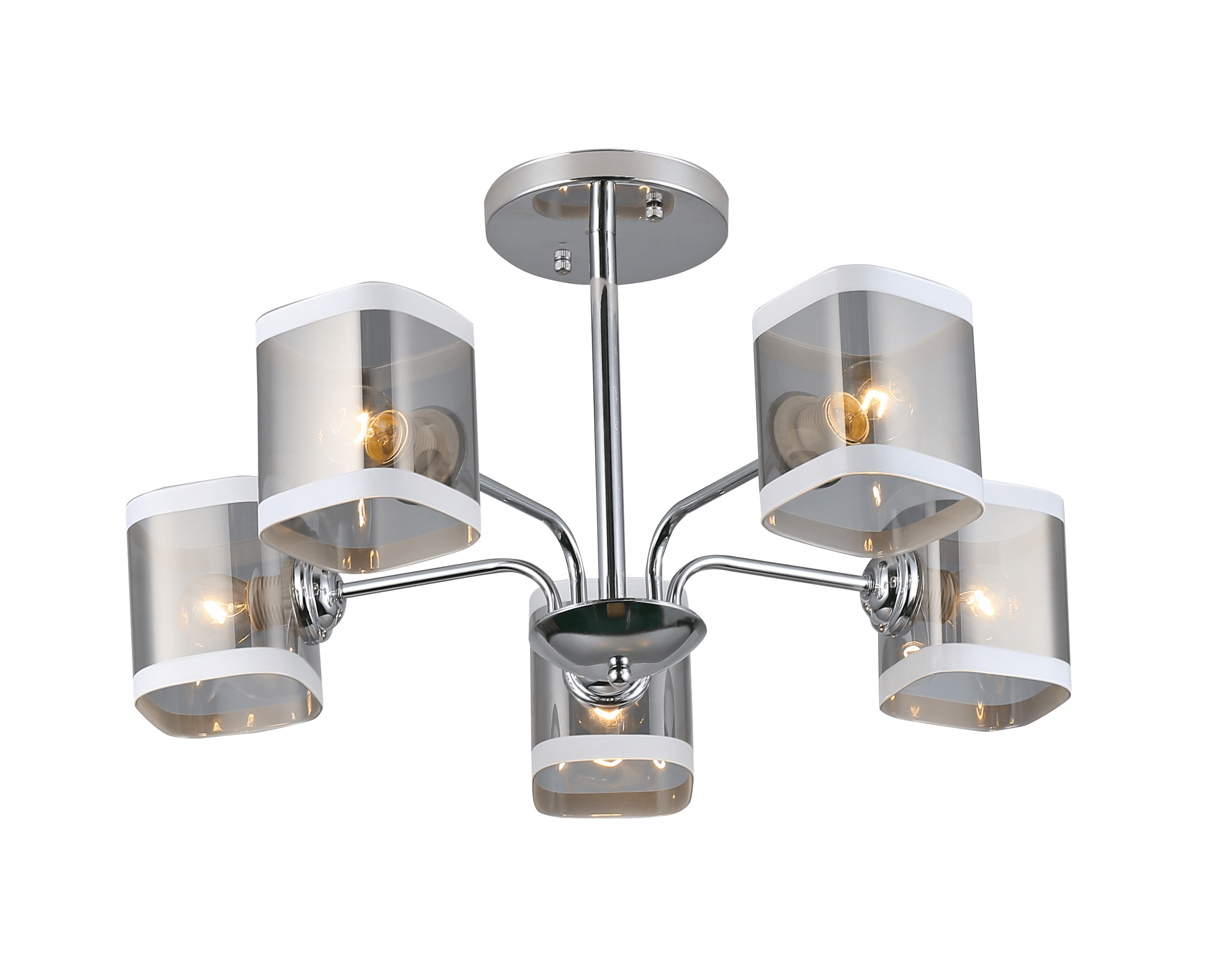 фото Люстра hiper h186-5 5хe27х60вт chrome