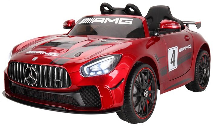 фото Детский электромобиль hollicy mercedes gt4 amg carbon red 12v sx1918s-red-paint