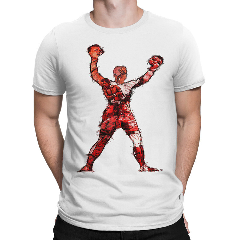 

Футболка мужская Dream Shirts Мухаммед Али 9899236222 белая 3XL, Мухаммед Али 9899236222
