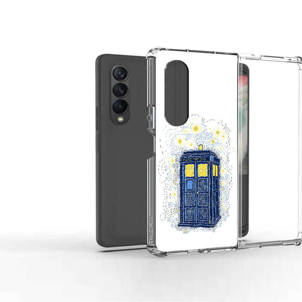 

Чехол MyPads Tocco для Samsung Galaxy Z Fold2 будка рисунок, Прозрачный, Tocco