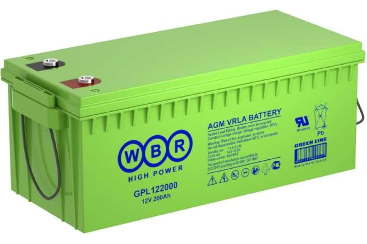 

WBR Аккумулятор для ИБП GPL122000 WBR