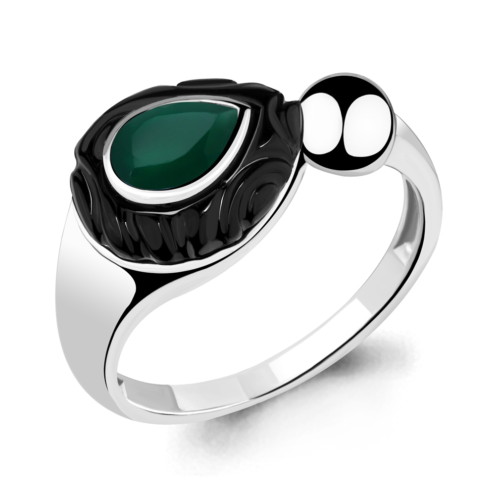 

Кольцо из серебра с агатом р. , Aquamarine 6911909_925_р, 6911909_925_р