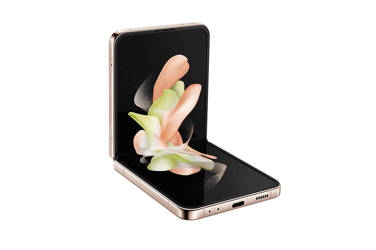 фото Смартфон samsung galaxy z flip4 8/512gb gold