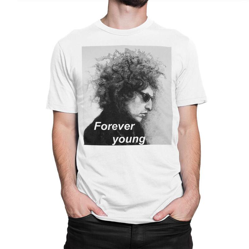 

Футболка мужская Dream Shirts Боб Дилан - Forever Young 9899245222 белая 3XL, Боб Дилан - Forever Young 9899245222