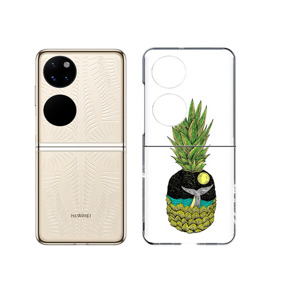 

Чехол MyPads Tocco для Huawei P50 ананас с китом (PT225999.71.220), Прозрачный, Tocco