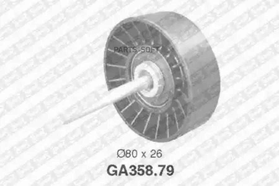 

Ролик ручейкового ремня Alfa Romeo 147/156 Sportwagon/156 94>10 SNR GA35879