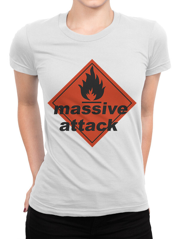 фото Футболка женская design heroes группа massive attack белая 2xl