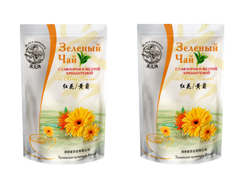 

Чай Зеленый Черный Дракон, с сафлором и желтой хризантемой, 100 г, 2 шт