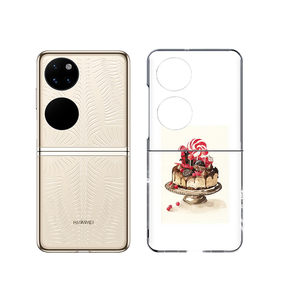 

Чехол MyPads Tocco для Huawei P50 вкусный торт (PT225999.71.262), Прозрачный, Tocco