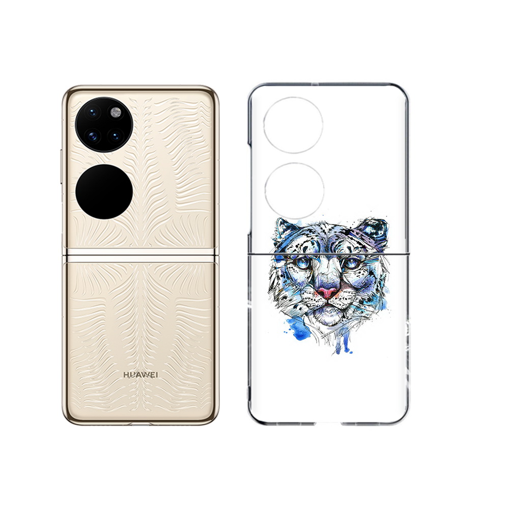 

Чехол MyPads Tocco для Huawei P50 водяной тигр (PT225999.71.263), Прозрачный, Tocco