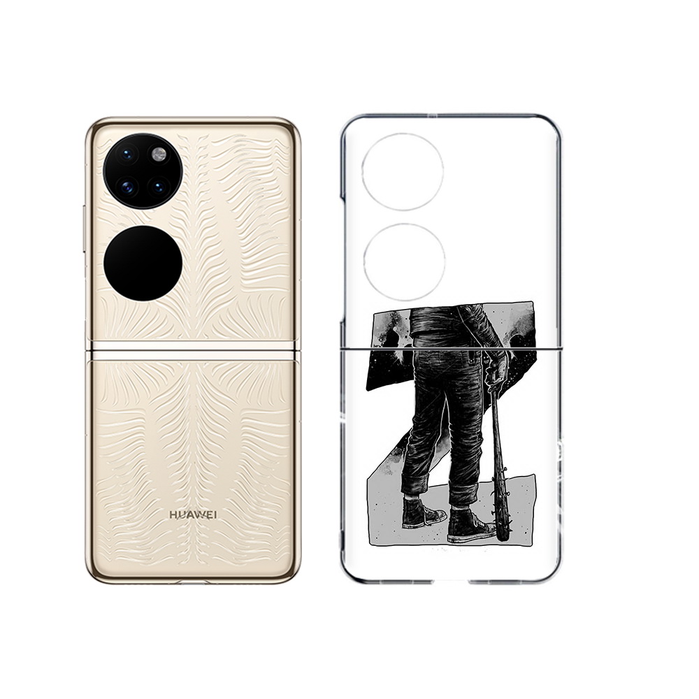 

Чехол MyPads Tocco для Huawei P50 воин черно белый (PT225999.71.265), Tocco