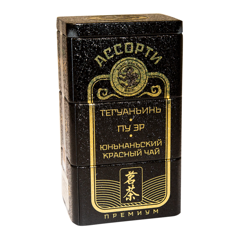 

Чай Зеленый Черный Дракон Ассорти, 90 г