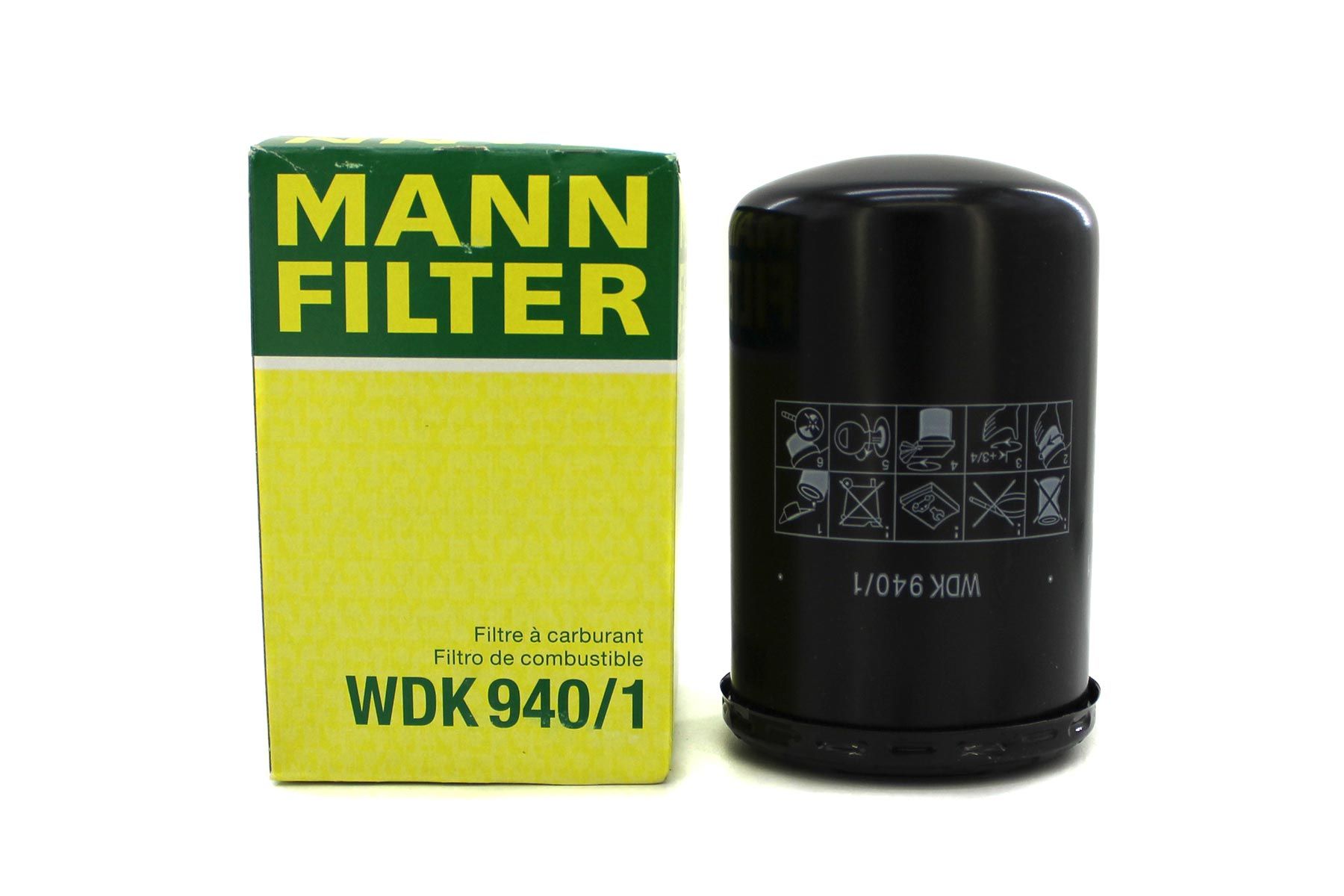 

Фильтр топливный MANN-FILTER WDK9401, WDK 940/1