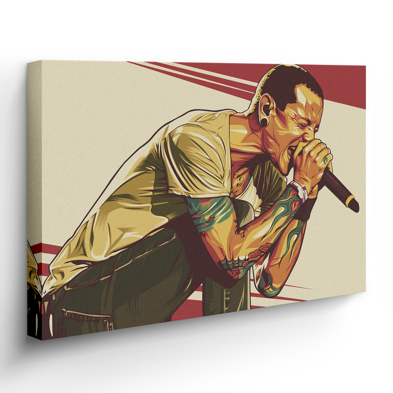 

Картина Red Panda Linkin Park - Chester Bennington40х60