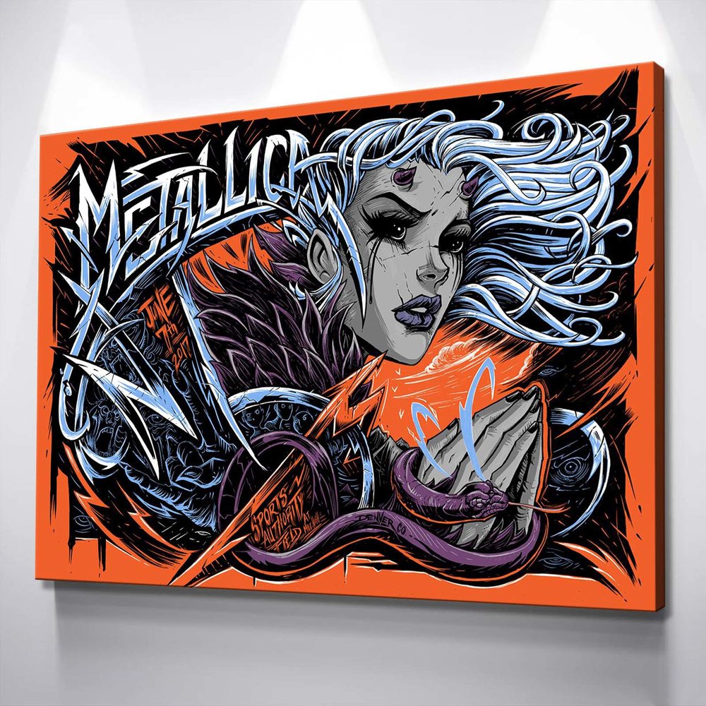 

Картина Red Panda Metallica40х60