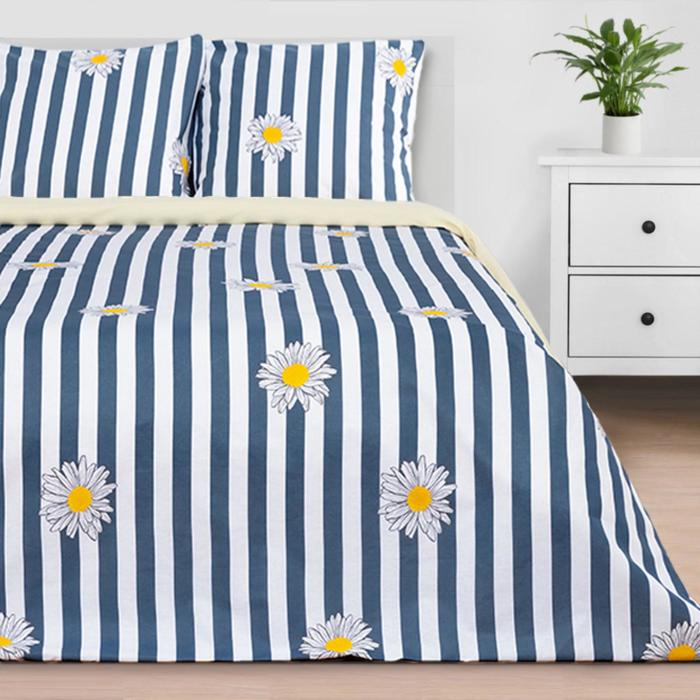 

Постельное белье Этель евро Ромашки 200 x217 , 220x240 , 70x70 2 шт.