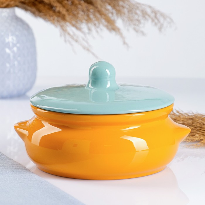 

Горшок для запекания 0,7л радуга МИКС