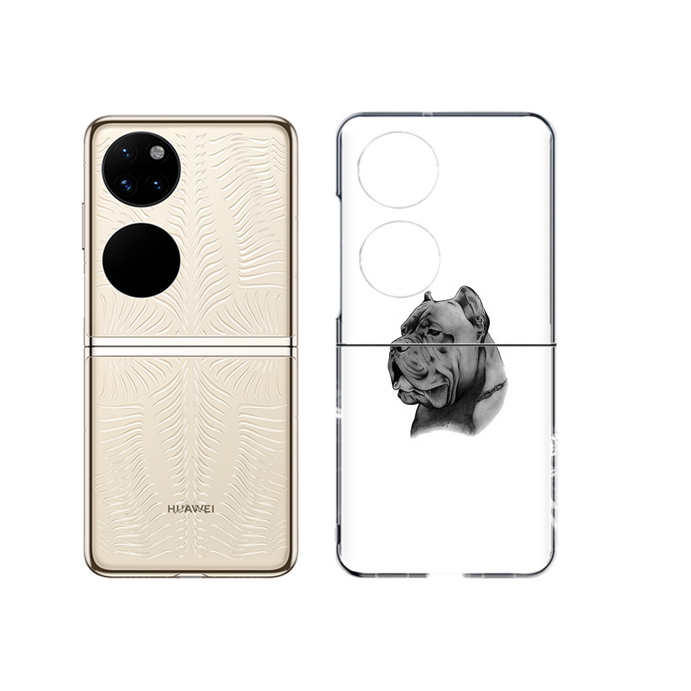 

Чехол MyPads Tocco для Huawei P50 грозный бульдог (PT225999.71.300), Прозрачный, Tocco