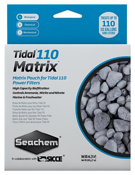 фото Наполнитель для рюкзачного фильтра seachem matrix tidal 110