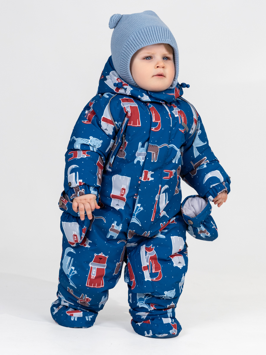 

Комбинезон детский NIKASTYLE 8з1724, синий, 68, 8з1724