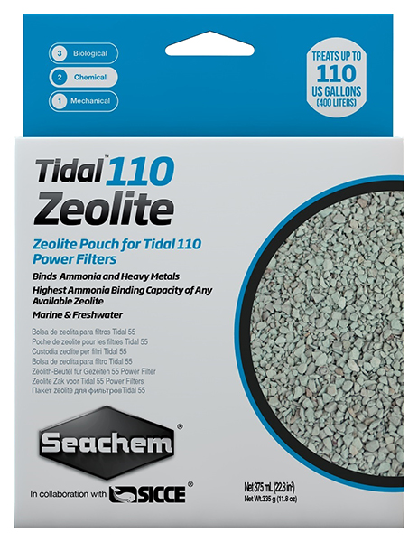 фото Цеолит для рюкзачного фильтра seachem zeolite tidal 110