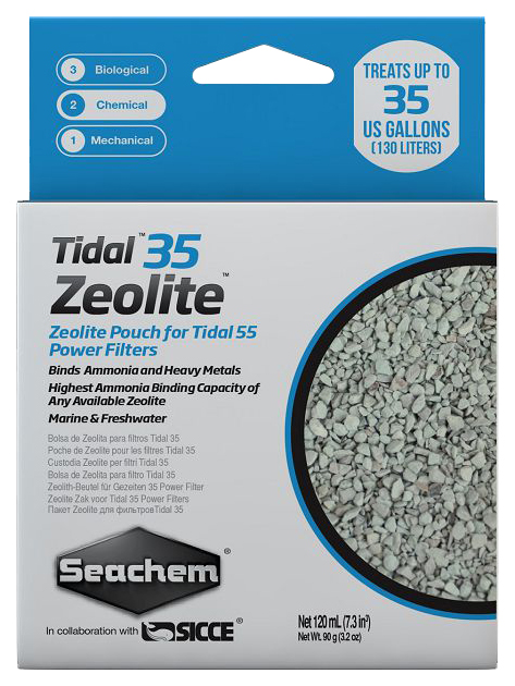 фото Цеолит для рюкзачного фильтра seachem zeolite tidal 35