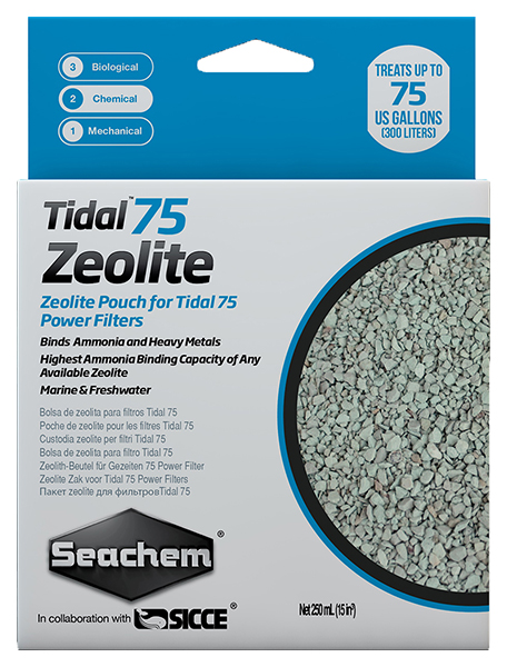 фото Цеолит для рюкзачного фильтра seachem zeolite tidal 75