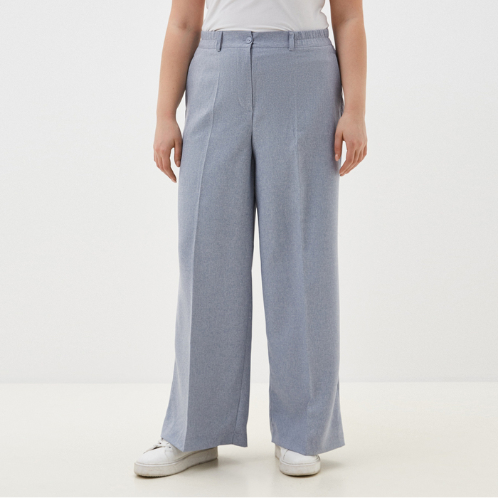 

Брюки женские MIST MIST: Plus-size голубые 56 RU, Голубой, MIST: Plus-size