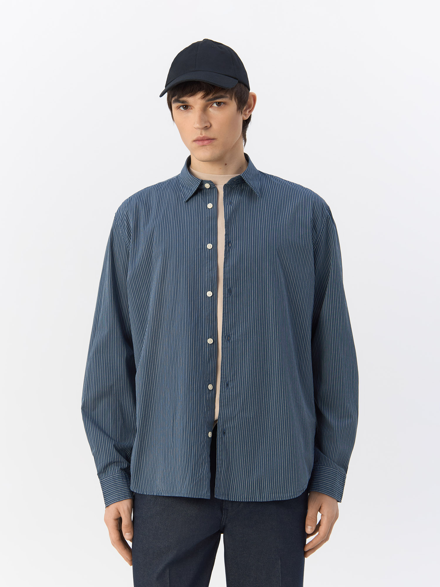 

Рубашка мужская Marc O’Polo 428725542118 синяя 3XL, Синий, 428725542118