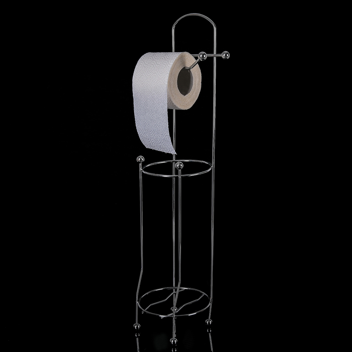 фото Держатель для туалетной бумаги доляна «модерн», 15,5×15,5×65 см