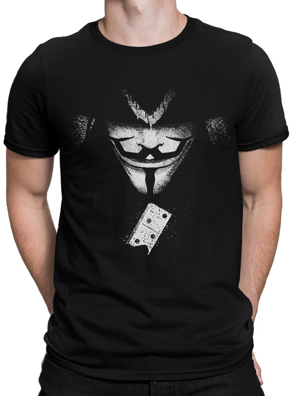 

Футболка мужская Dream Shirts V Значит Вендетта черная M, Черный, V Значит Вендетта