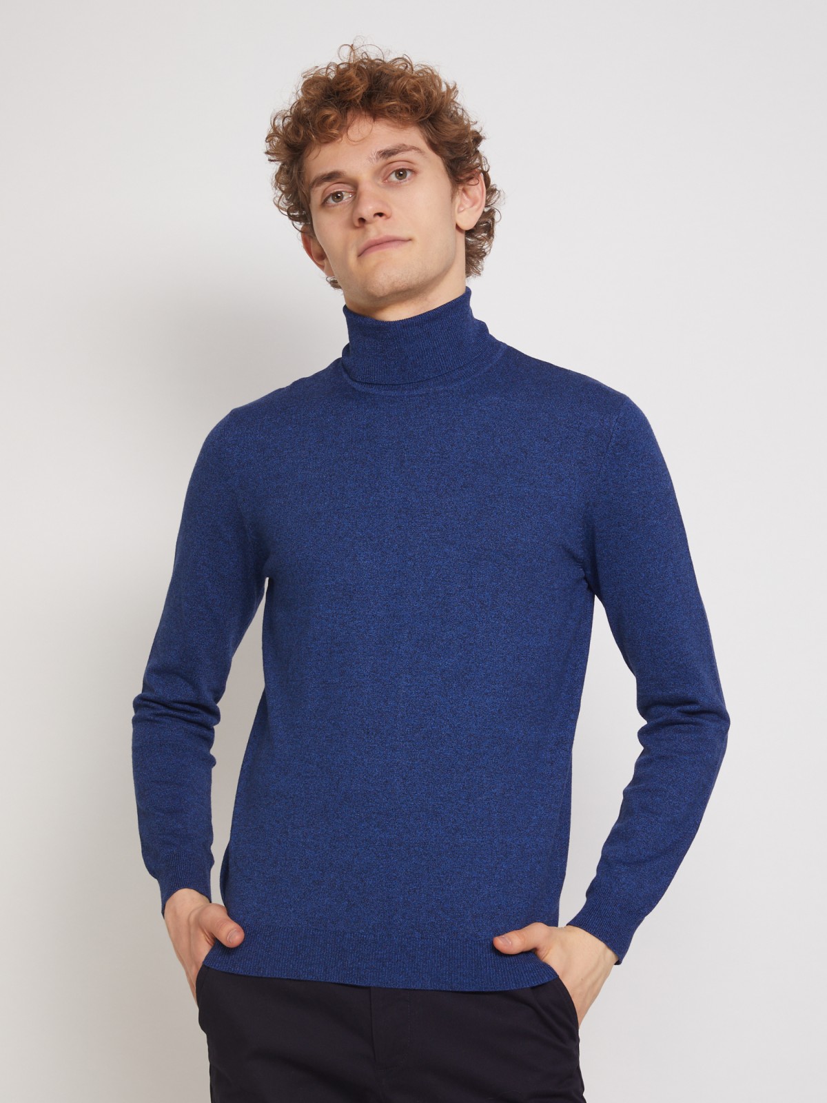 

Джемпер мужской Zolla 01133610105259N0 синий XL, 01133610105259N0