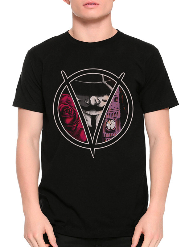 

Футболка мужская Dream Shirts V Значит Вендетта черная 3XL, V Значит Вендетта